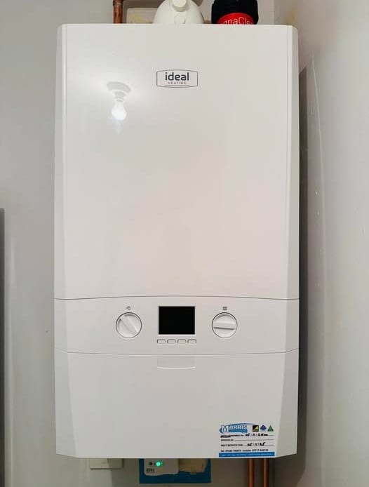A new Ideal Logic+ 30 combi boiler fitted by Morris Plumbing and Heating